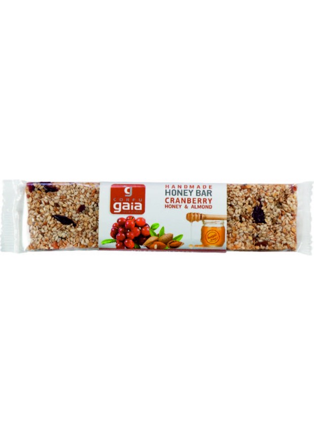 ΜΠΑΡΑ ΜΕΛΙΟΥ CRANBERRY 85γρ