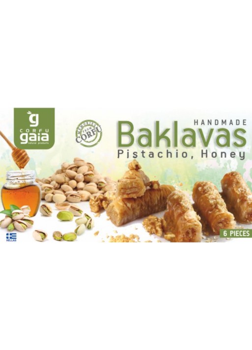 BAKLAVAS PISTACHIO HONEY 220gr CORFU